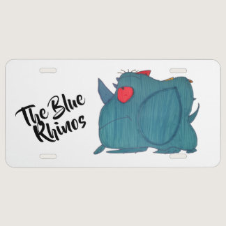 JMC Design Blue Rhinos License plate