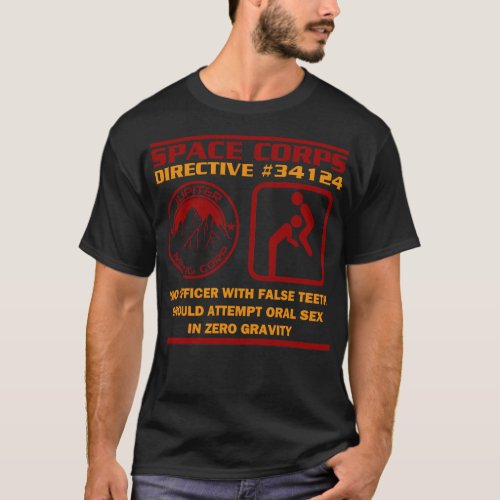 JMC Space Corps Directive 34124 Zero Gravity T_Shirt