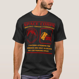 JMC Space Corps Directive 39436175880932B Parking T-Shirt