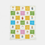 JMJ Cute Saint Quilt Fleece Blanket