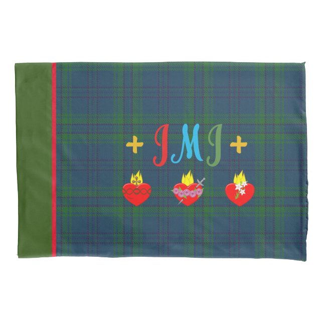 JMJ ~ Jesus Mary Joseph Pillow Case (Front)