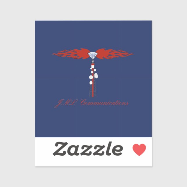 JML Communications; Logo Sticker (Sheet)