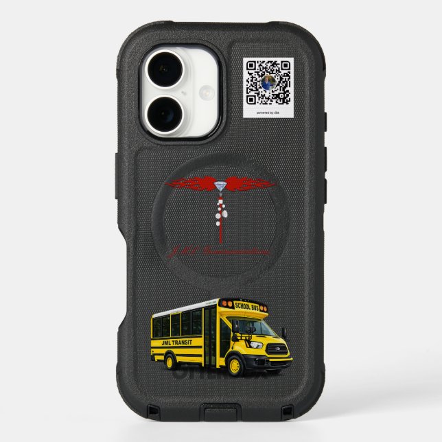 JML Communications Tower Logo & JML Transit Otterbox iPhone Case (Back)