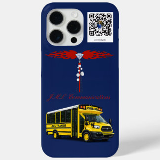 JML Communications Tower Logo & JML Ttansit iPhone 15 Pro Max Case