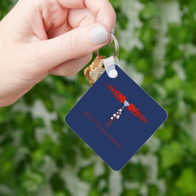 JML Communications Tower Logo Keychain (Hand)