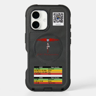 JML Communications Tower Logo & RSRP Signal Streng iPhone 16 Case
