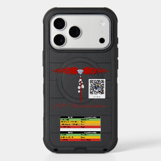 JML Communications Tower Logo & RSRP Signal Streng iPhone 17 Pro Max Case