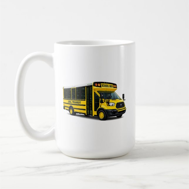 JML Communications Tower Logo & Transit Coffee Mug (Left)