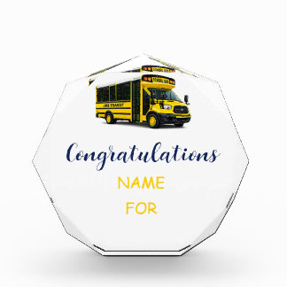 JML Transit Congratulations Trophy Acrylic Award