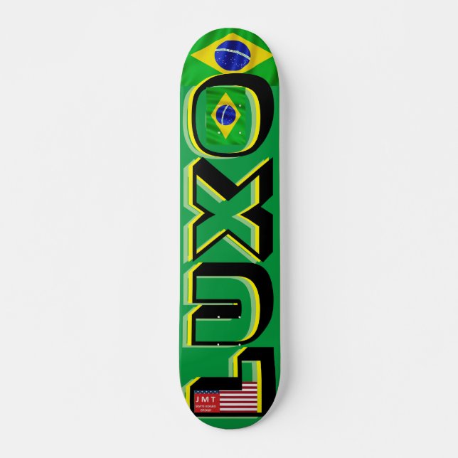 JMT BRAZIL   LUXO 7 3/4" Skateboard Deck (Front)