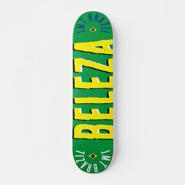 JMT BRAZIL  REDO7 3/4" Skateboard Deck (Front)
