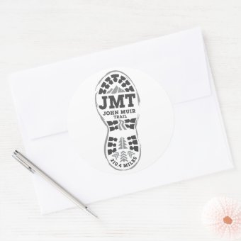 JMT CLASSIC ROUND STICKER | Zazzle