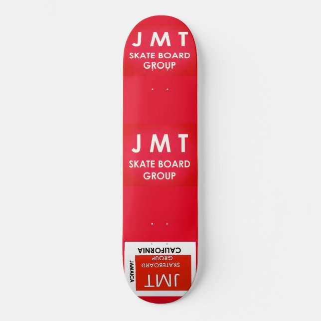 JMT. SK8 BOARD 8 1/4" Skateboard Deck (Front)