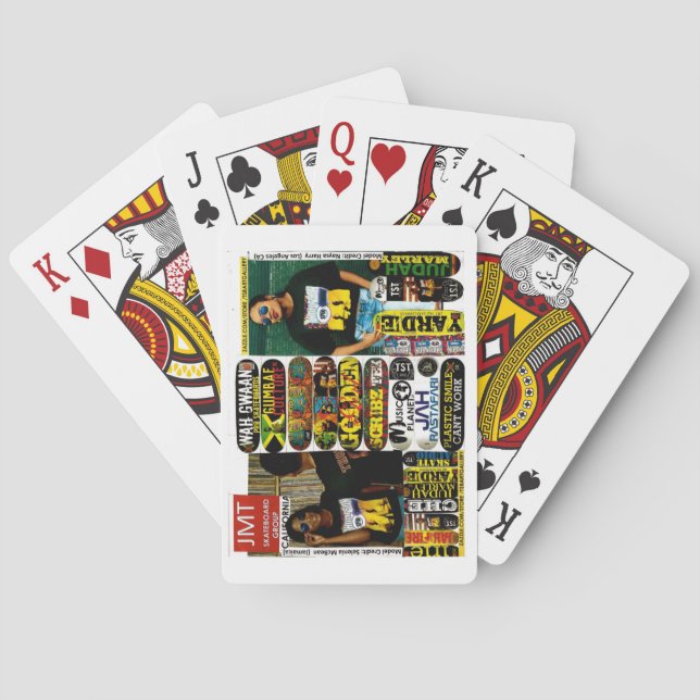 JMT  SKATEBOARD Classic Playing Cards (Back)