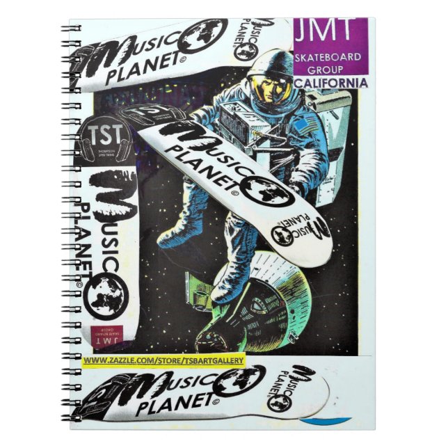 JMT SKATEBOARDS NOTEBOOK (Front)