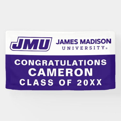 JMU  James Madison University Banner