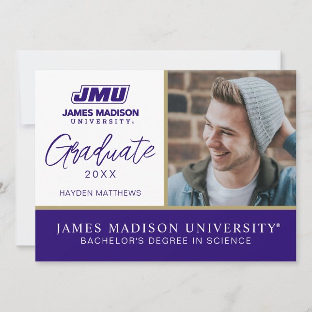 JMU | James Madison University Invitation (Front)