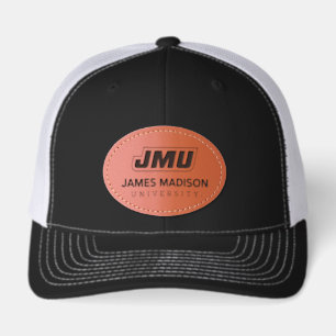 JMU   James Madison University Leather Patch Hat