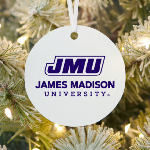 JMU James Madison University Metal Ornament