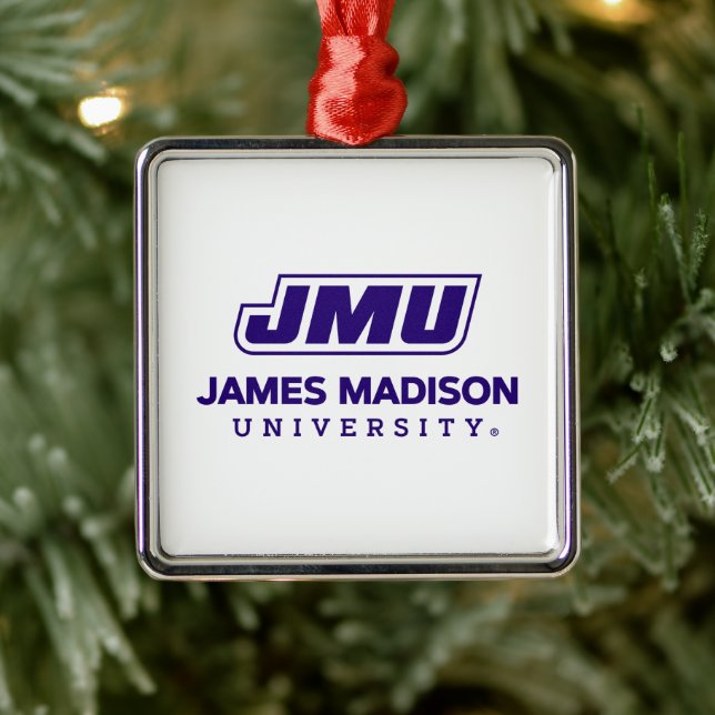 JMU | James Madison University Metal Ornament (Tree)