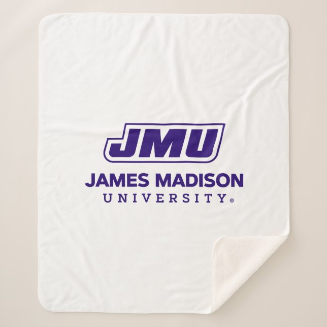 JMU | James Madison University Sherpa Blanket (Front)