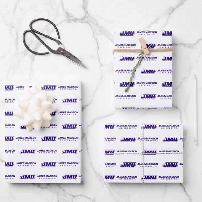 JMU | James Madison University Wrapping Paper Sheets (Front)