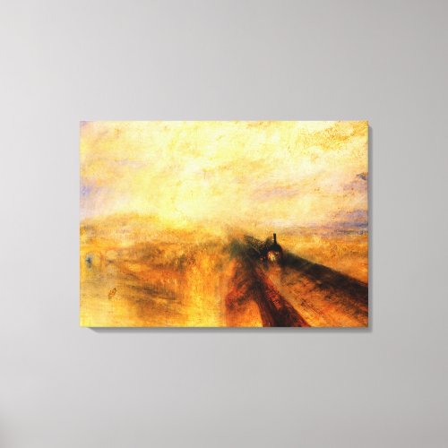 JMW Turner Rain Steam and Speed Canvas Print