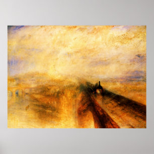 JMW Turner Rain Steam and Speed Poster