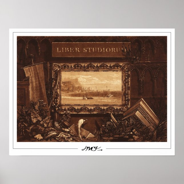 JMW Turner Zedign Art Poster #224-3 (Front)