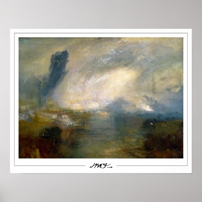 JMW Turner Zedign Art Poster #283-2 (Front)
