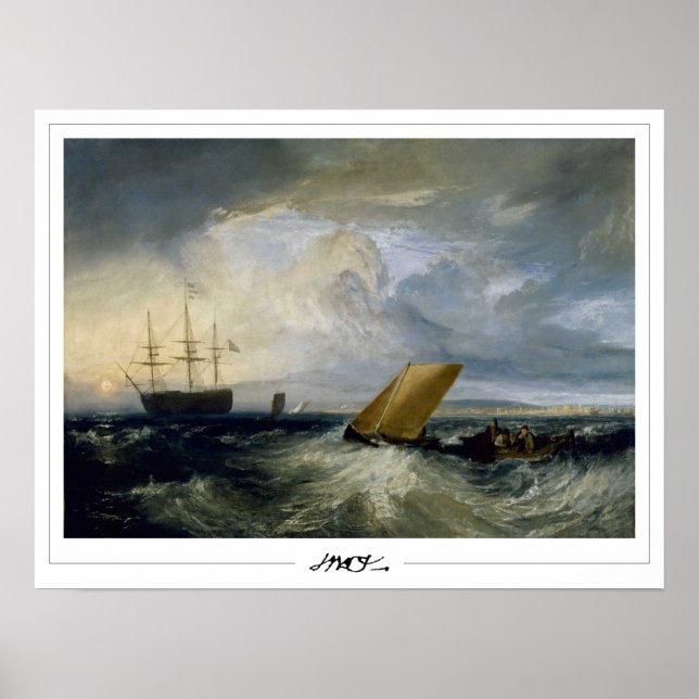 JMW Turner Zedign Art Poster #30-3 (Front)