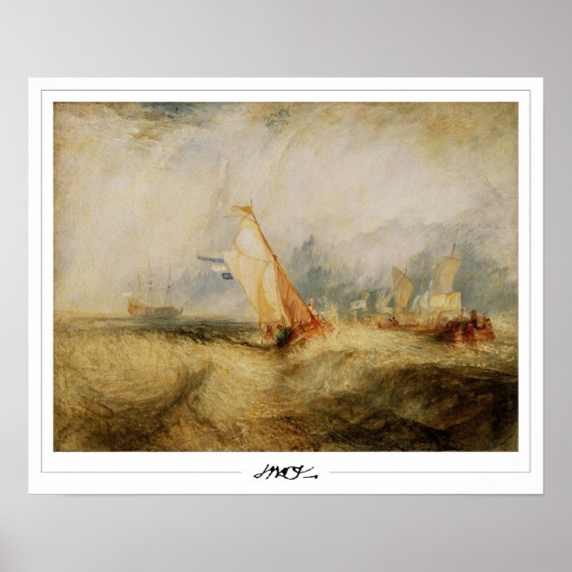 JMW Turner Zedign Art Poster #32 (Front)