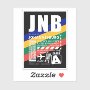 JNB Johannesburg Airport Sticker