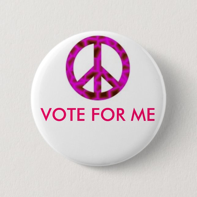 jNPic, VOTE FOR ME Pinback Button (Front)