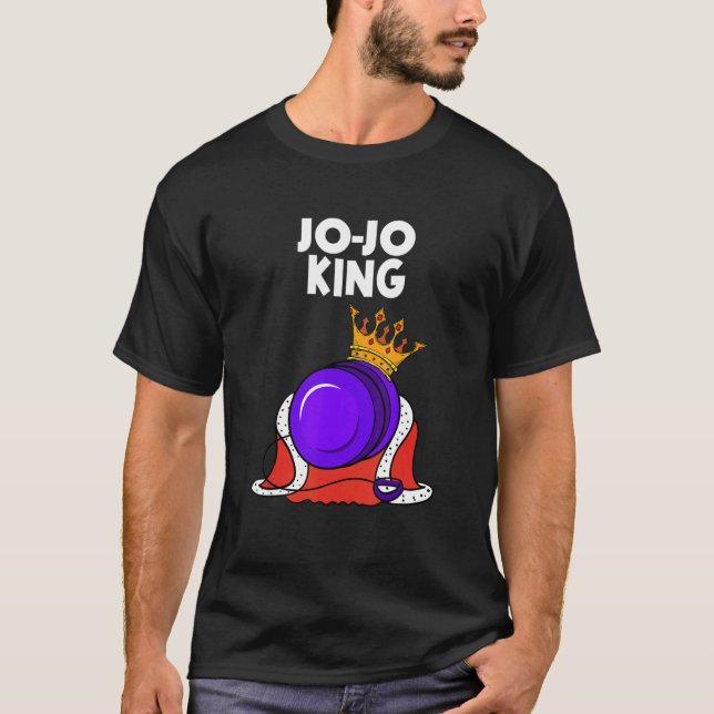 Jo Jo King Yoyo Toy Professional T-Shirt (Front)