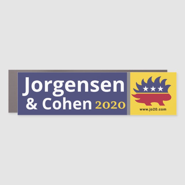 Jo Jorgensen for President - 2020 Car Magnet (Front)