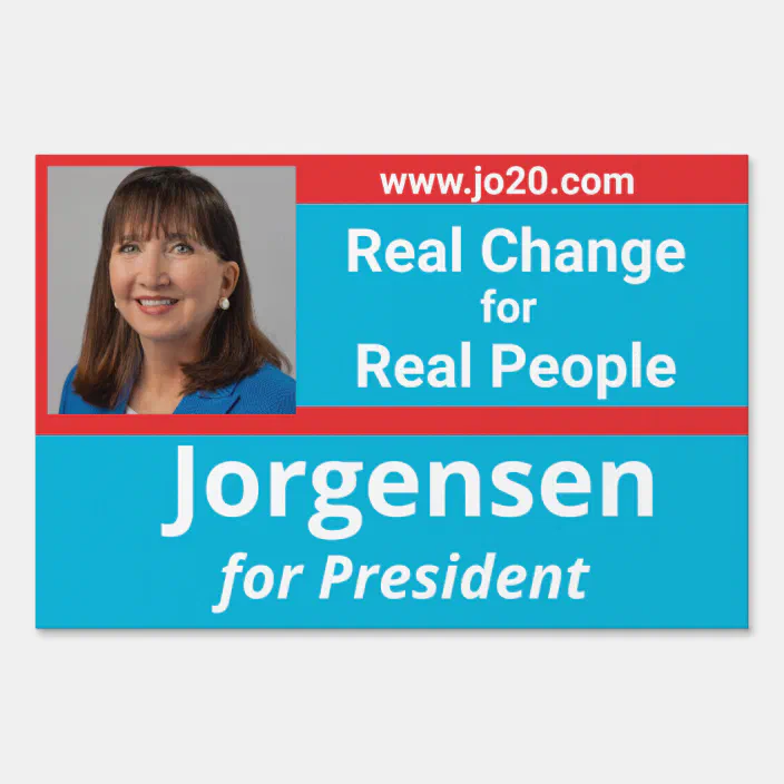 Jo Jorgensen VINYL DECAL Cohen 2020 Libertarian Candidate for President