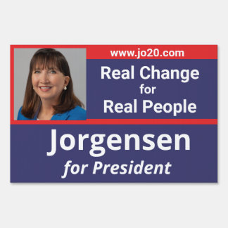 Jo Jorgensen for President - 2020 Sign