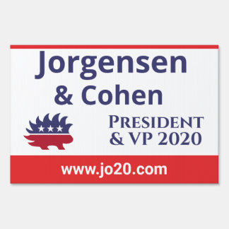 Jo Jorgensen for President - 2020 Sign