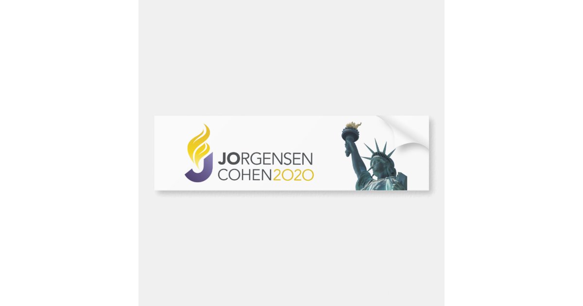 Jo Jorgensen For President Bumper Sticker Zazzle Com