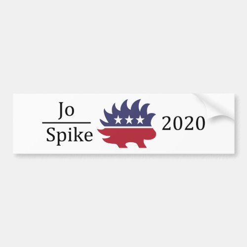 Jo Jorgensen Spike Cohen 2020 Libertarian Bumper Sticker
