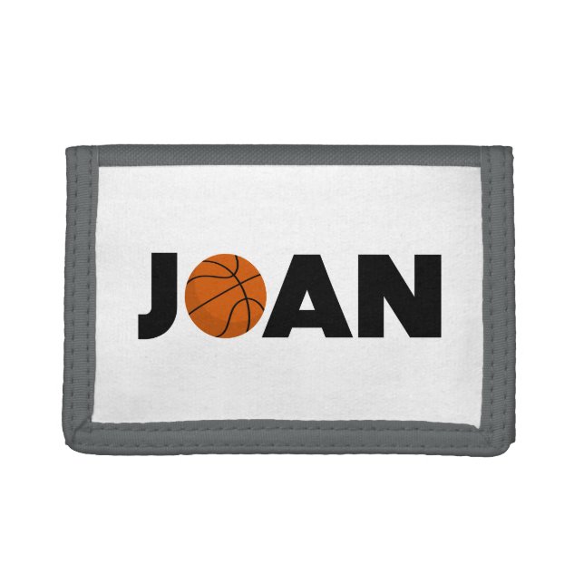 Joan Basketball Trifold Wallet (Front)