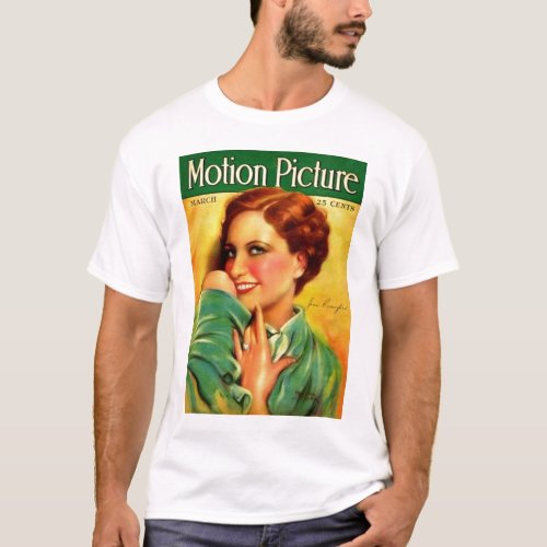 Joan Crawford 1928 movie magazine T_Shirt