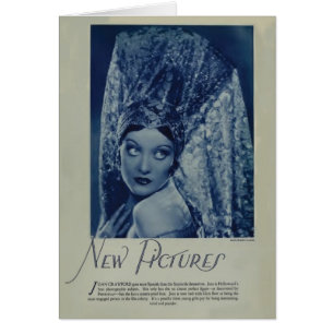 Joan Crawford 1928 vintage portrait card