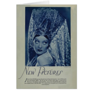 Joan Crawford 1928 vintage portrait card