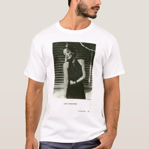 Joan Crawford early vintage portrait T_shirt