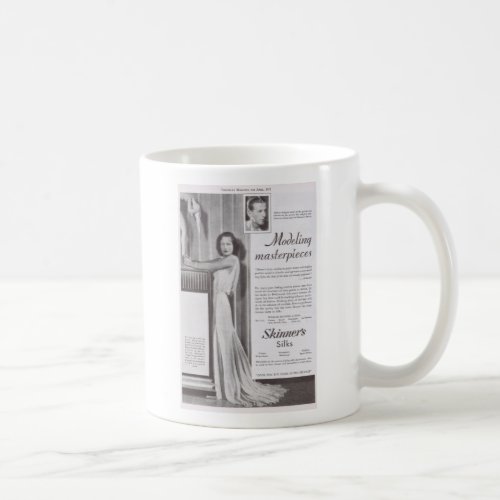 Joan Crawford in Adrien for Silk advertisement Coffee Mug