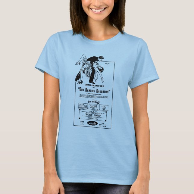 Joan Crawford OUR DANCING DAUGHTERS 1928 T-Shirt (Front)