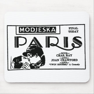 Joan Crawford PARIS 1926 Mouse Pad