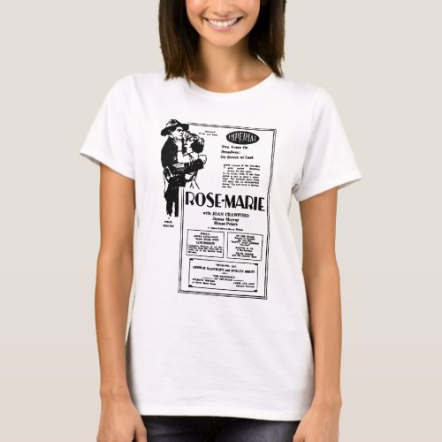 Joan Crawford Rose_Marie 1928 T_Shirt